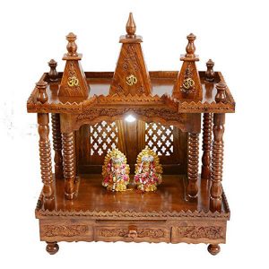 wooden temple for home